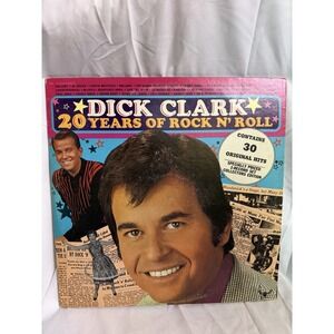 DICK CLARK 20 Years Of Rock N' Roll LP Vinyl Record Album 1973 30 Original Hits